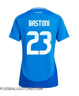 Günstige Italien Alessandro Bastoni #23 Heimtrikot Damen EM 2024 Kurzarm